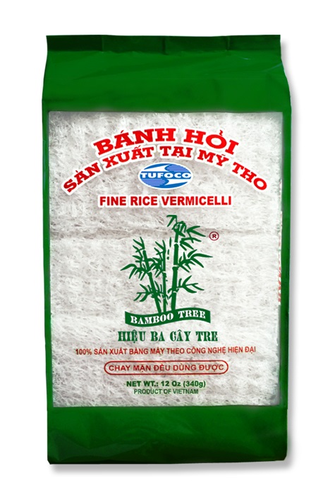 Vermicelli di riso vietnamiti Bành Hòi - Bamboo Tree 340g.